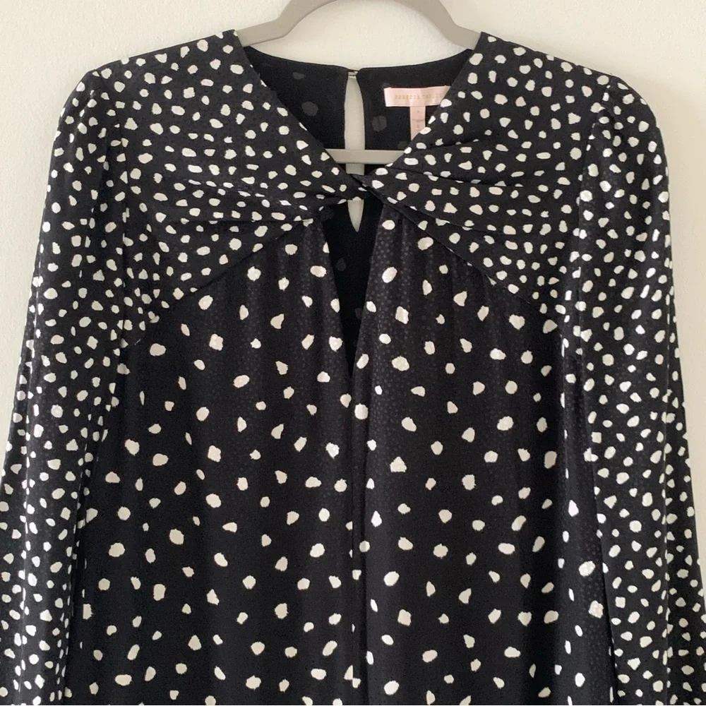Rebecca Taylor Silk Viscose Long Sleeve Dress